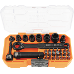 1/4" Drive Impact-Rated Pass Through Socket Set, 32-Piece
